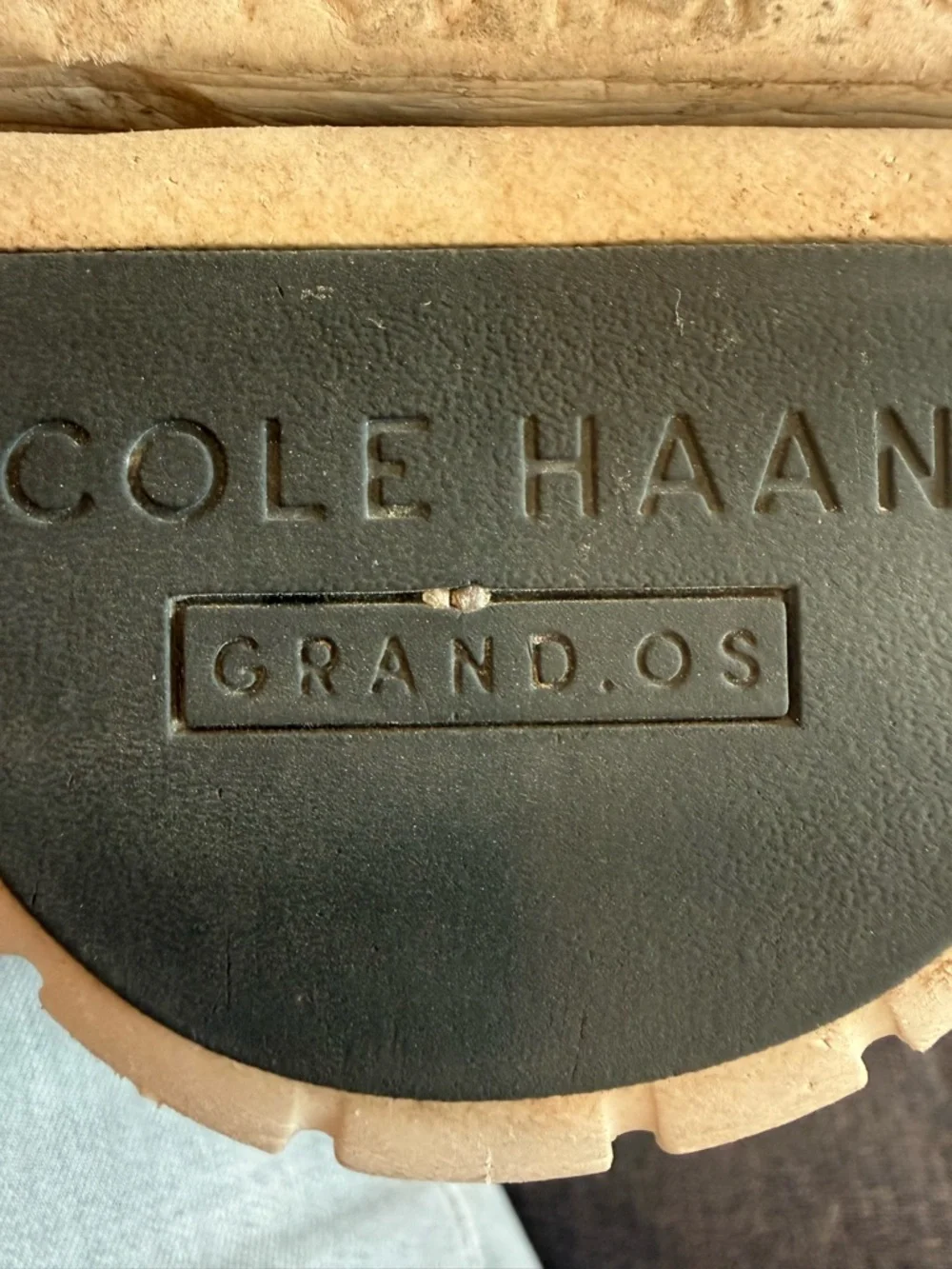 Cole Haan Generation ZeroGrand Ankle Boots Men Taupe Gray Size 9.5 M Brogue
